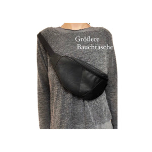 Bauchtasche ´Khati ` XL schwarz  / vegan / Gürteltasche / Hüfttasche